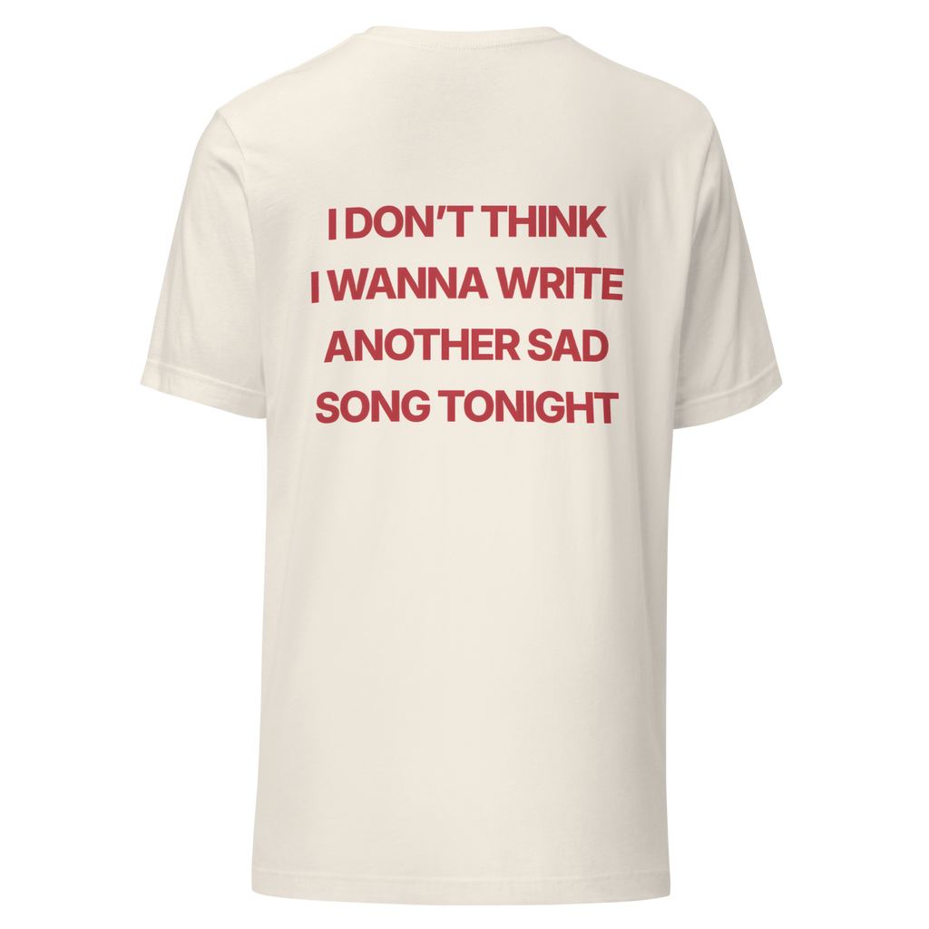 "Another Sad Song" White Tee