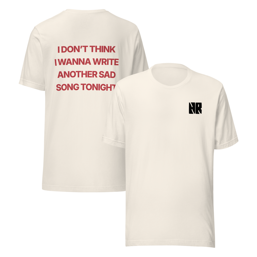 "Another Sad Song" White Tee